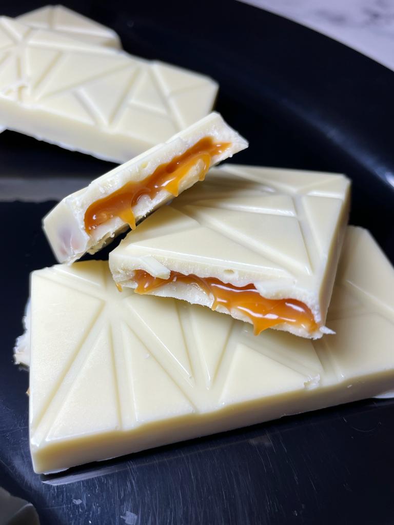 white chocolate caramel bars Julie neville