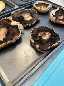 Cheese and spinach stuffed mushrooms recipe by home cooking with julie neville0