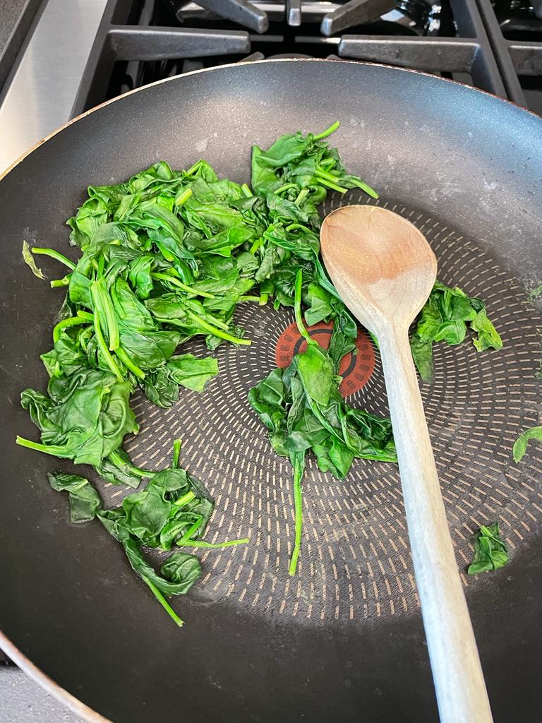 Cheese and spinach stuffed mushrooms recipe by home cooking with julie neville0