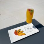 Peach prosecco cocktail recipe by home cooking with julie neville6