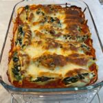 Serve onto plates, spooning over the marinara sauce then sprinkle with the copped parsley.