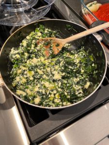 Serve onto plates, spooning over the marinara sauce then sprinkle with the copped parsley.