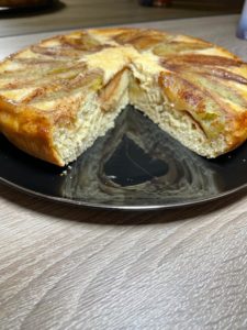 Vegan vanilla apple cinnamon cake recipe by home cooking with julie neville9