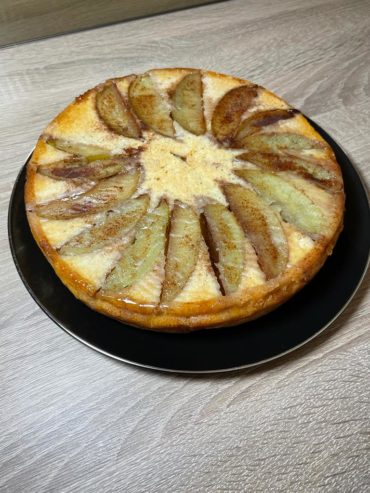 Vegan vanilla apple cinnamon cake recipe by home cooking with julie neville6