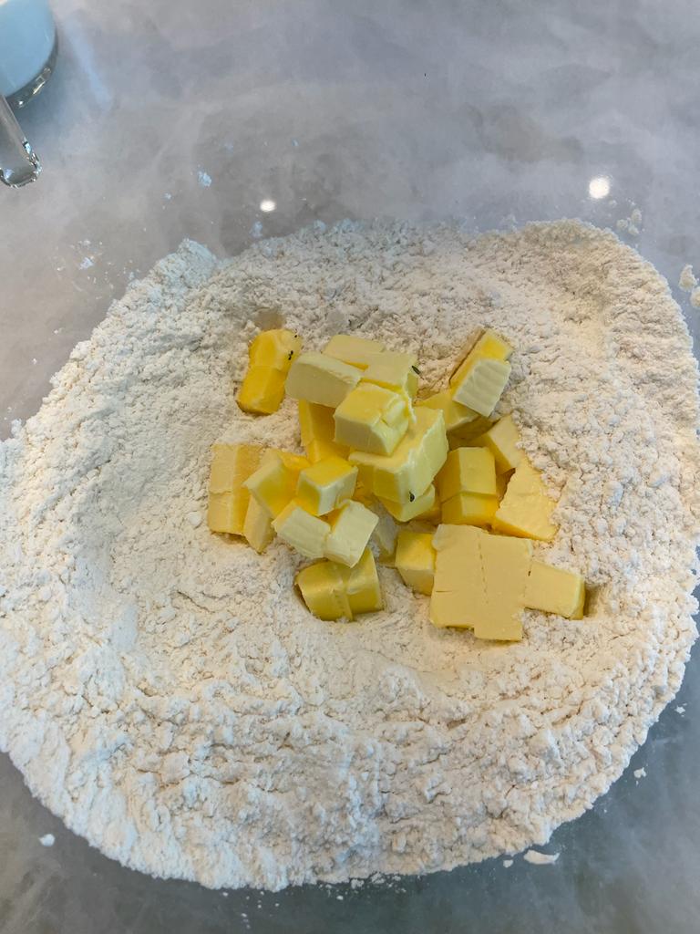 Flaky cheddar biscuits home cooking with julie neville1