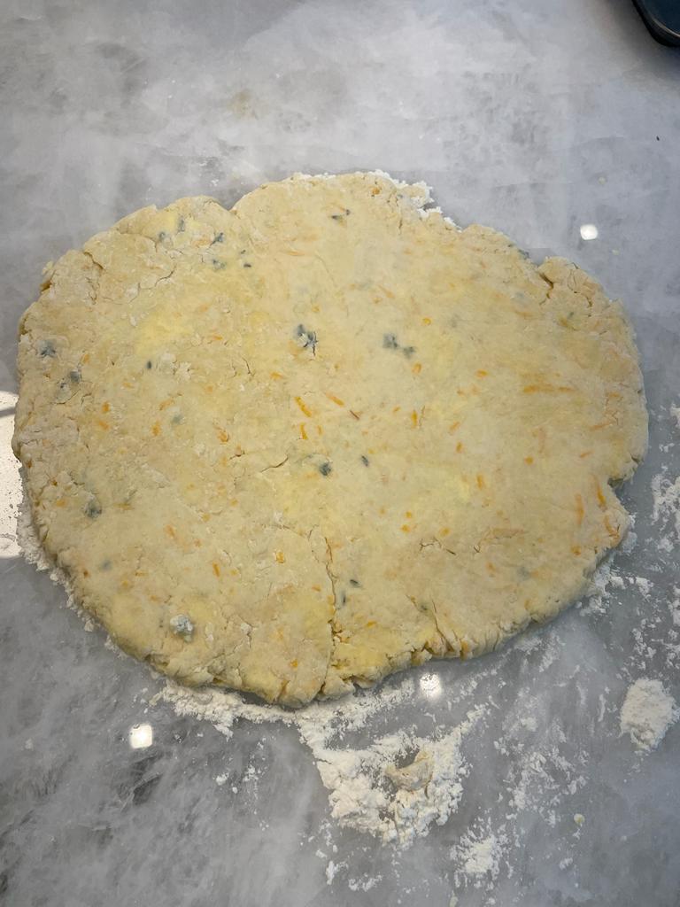 Flaky cheddar biscuits home cooking with julie neville1