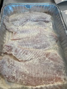 Pan fried tilapia with butter sautéed shrimp and oven roasted vine tomatoes home cooking with julie neville3