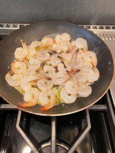 Pan fried tilapia with butter sautéed shrimp and oven roasted vine tomatoes home cooking with julie neville3