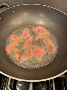 Crispy sticky sesame beef