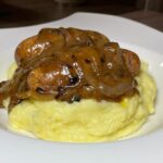Cumberland Sausage and Mash with Onion Gravy