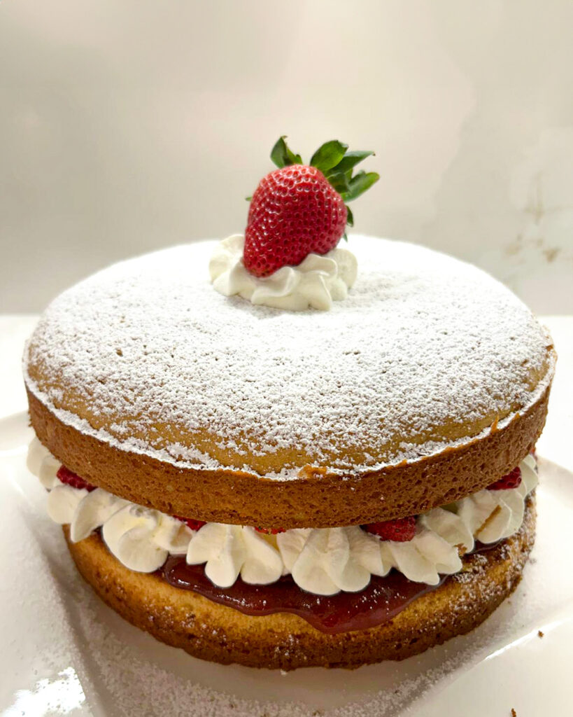 English Victoria sponge CAke Recipe_ Home Cooking With Julie