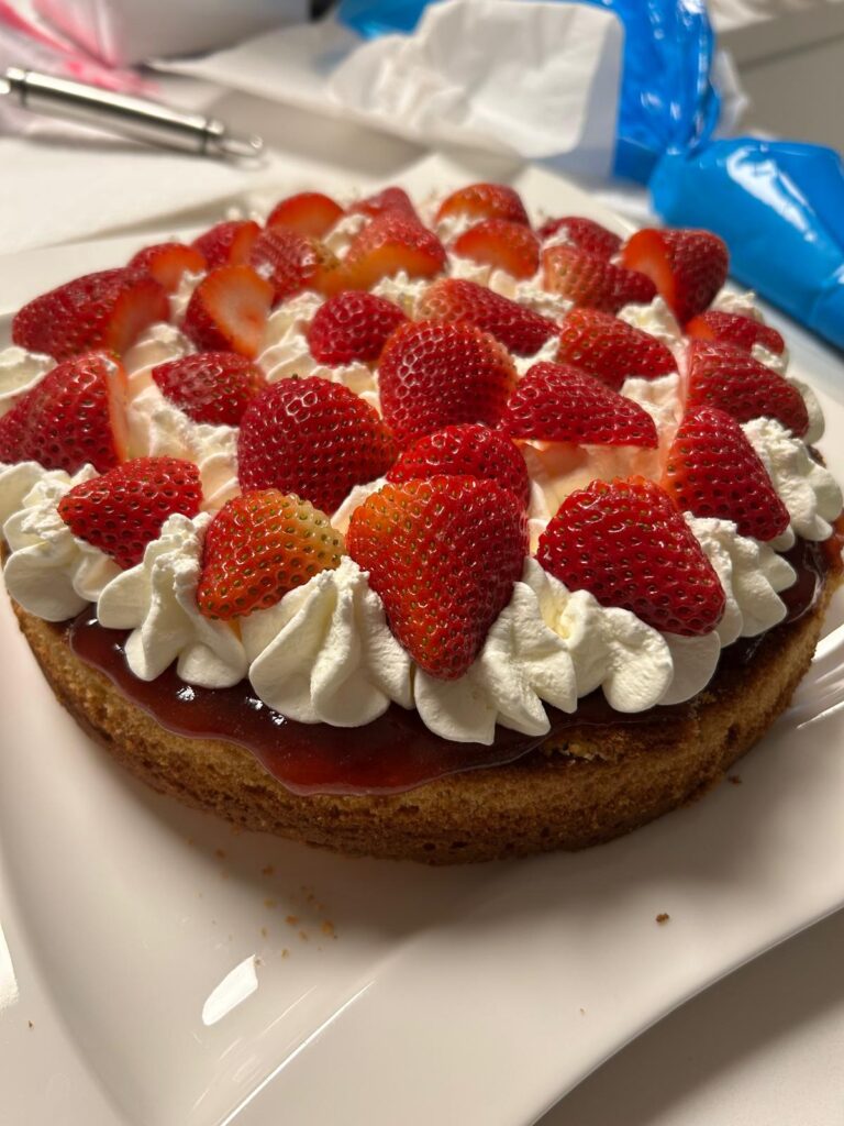 English Victoria sponge CAke Recipe_ Home Cooking With Julie