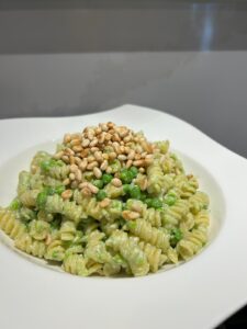 Green Pea, Parmesan & Pine Nut Pasta Recipe