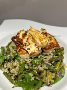 Grilled Halloumi Salad Recipe_Home Cooking with Julie Neville