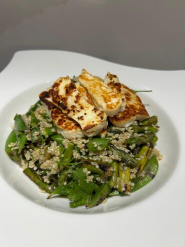 Grilled Halloumi Salad Recipe_Home Cooking with Julie Neville