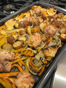  Lemon and Thyme Sheetpan Chicken