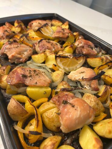 Lemon and Thyme Sheetpan Chicken