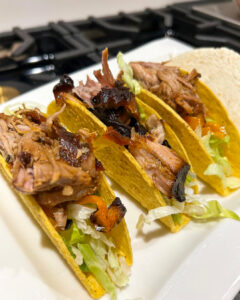 Sweet Slow Roasted Pork Tacos