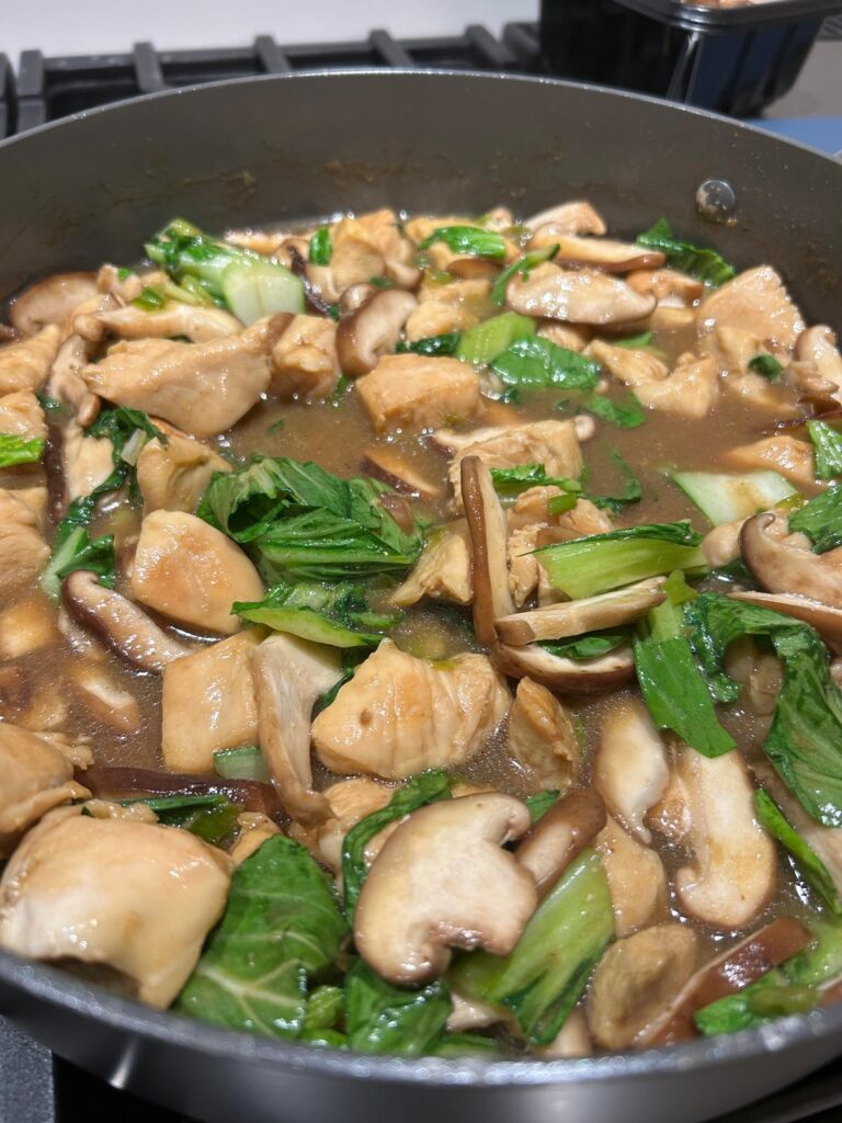 Cantonese Chicken and Mushrooms Recipe