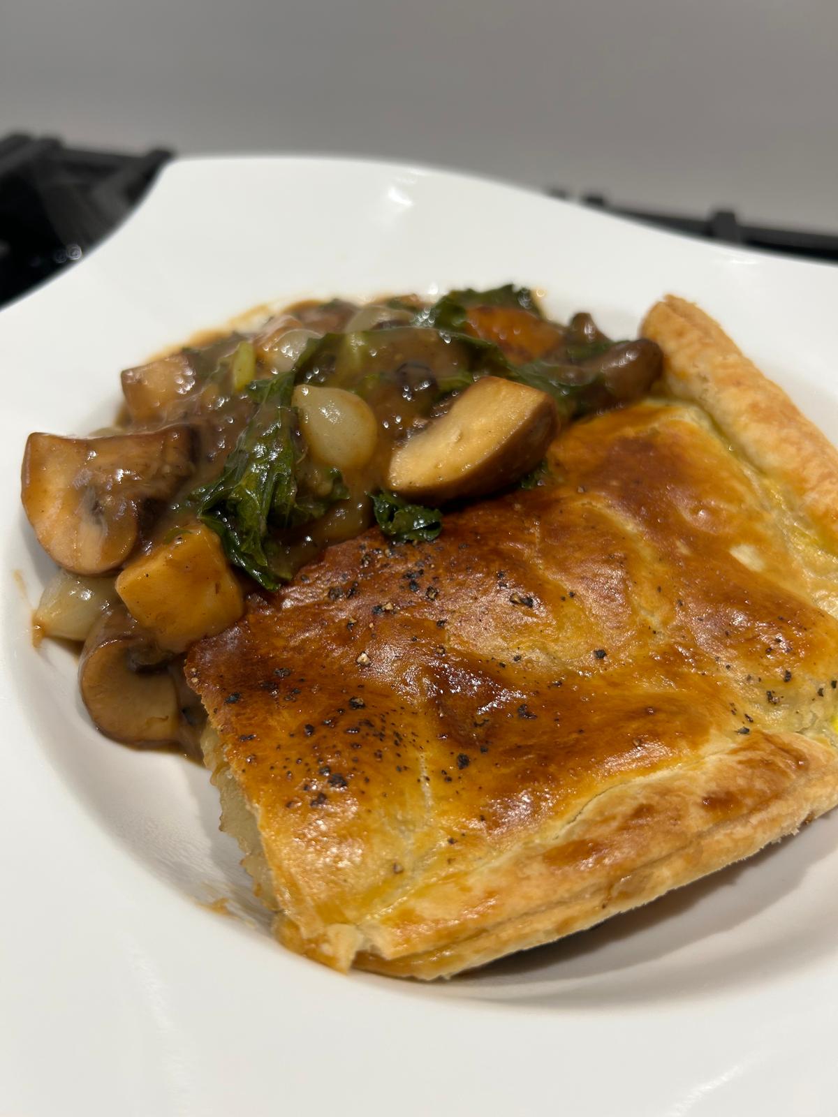 Mushroom and Parsnip Pot Pies