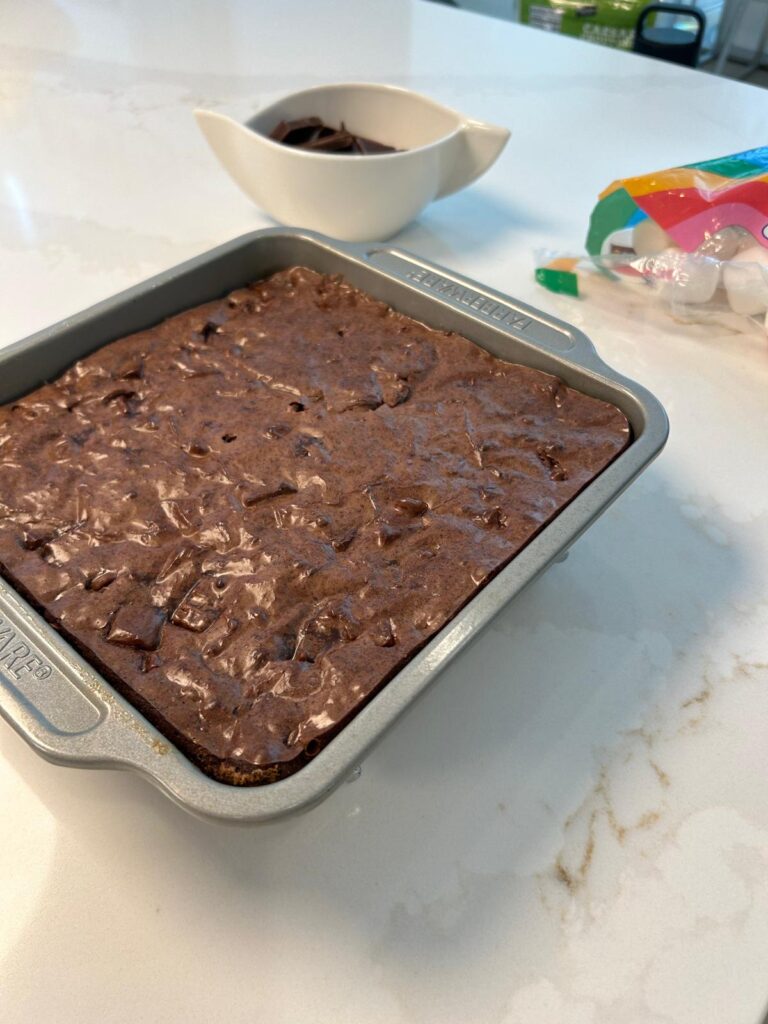 S’mores Brownie Slices