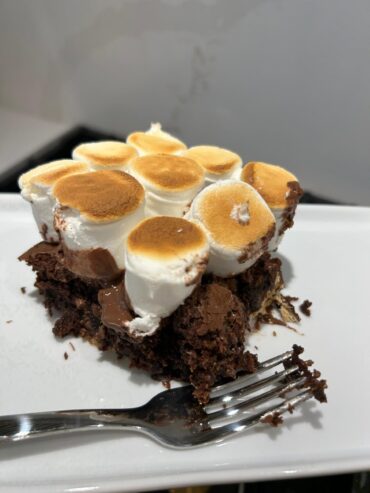 S’mores Brownie Slices