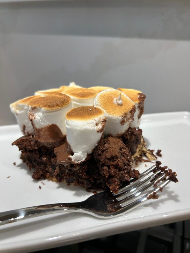S’mores Brownie Slices