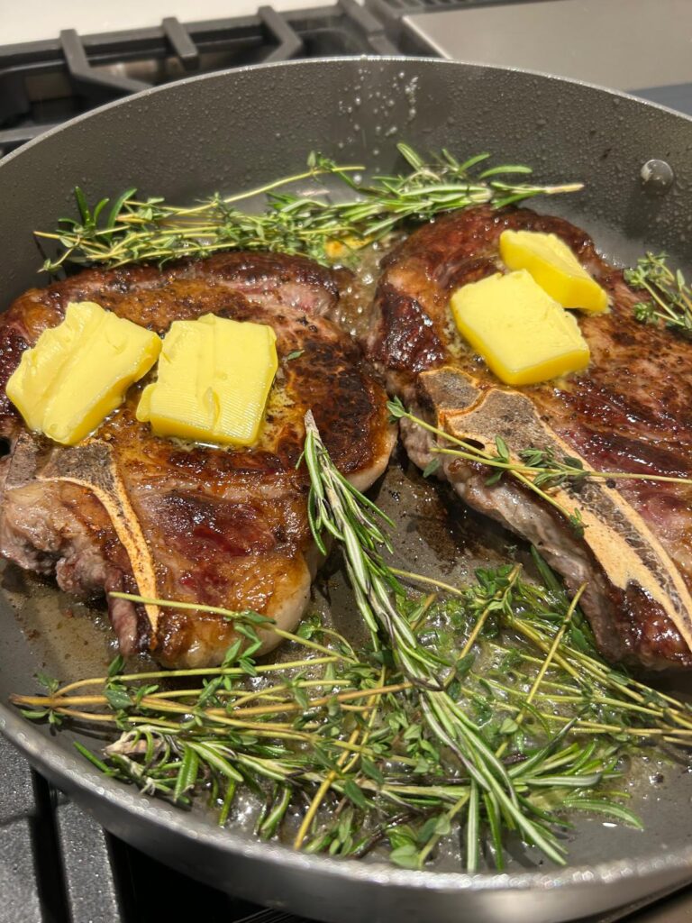 Thyme and Rosemary Ribeyes