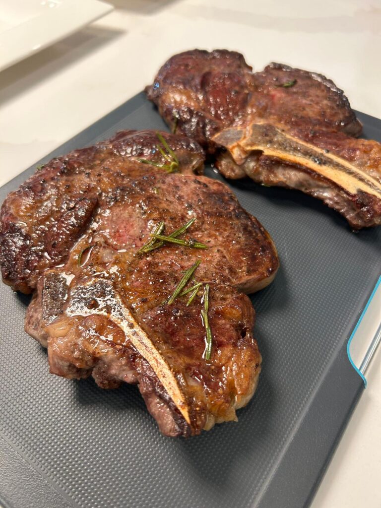 Thyme and Rosemary Ribeyes