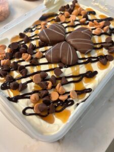 no churn chocolate caramel ice cream Recipe