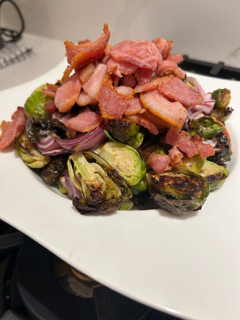Bacon Roasted Brussels Sprouts