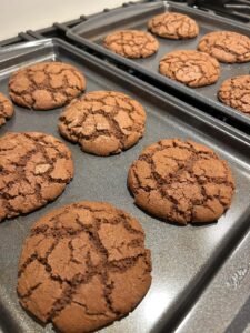 Mint Chocolate Sandwich Cookies