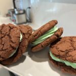 Mint Chocolate Sandwich Cookies
