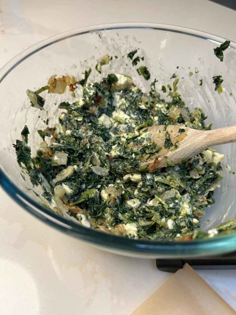 Puffed Spinach Tarts