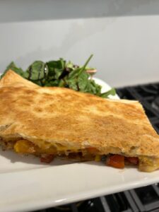 Sheetpan Vegetables Quesadillas