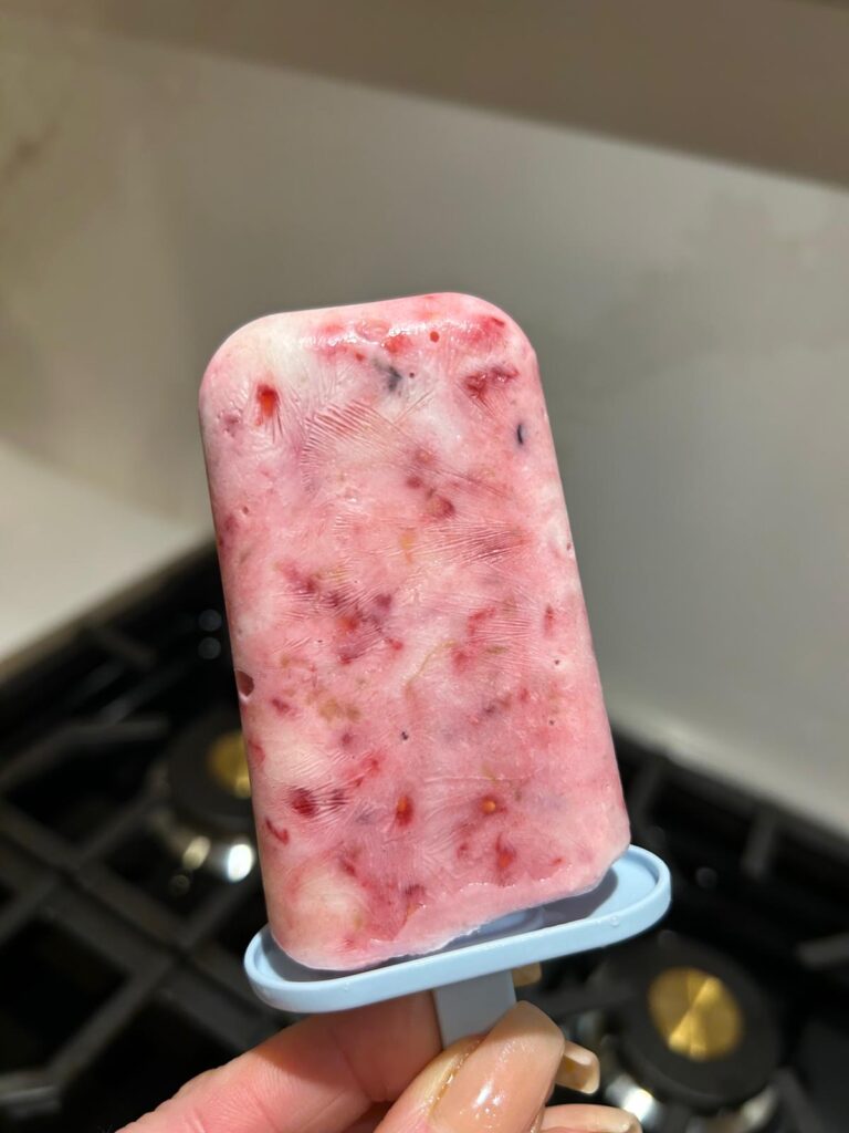 Creamy Berry Ice Pops