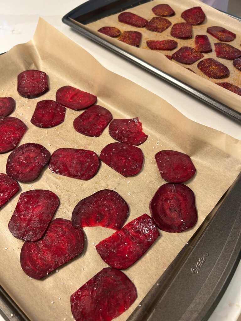 Roasted Beet Crisps
