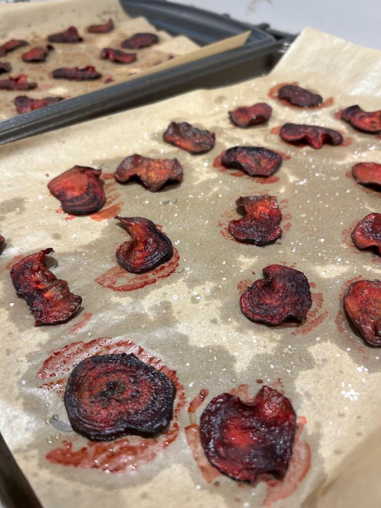 Roasted Beet Crisps