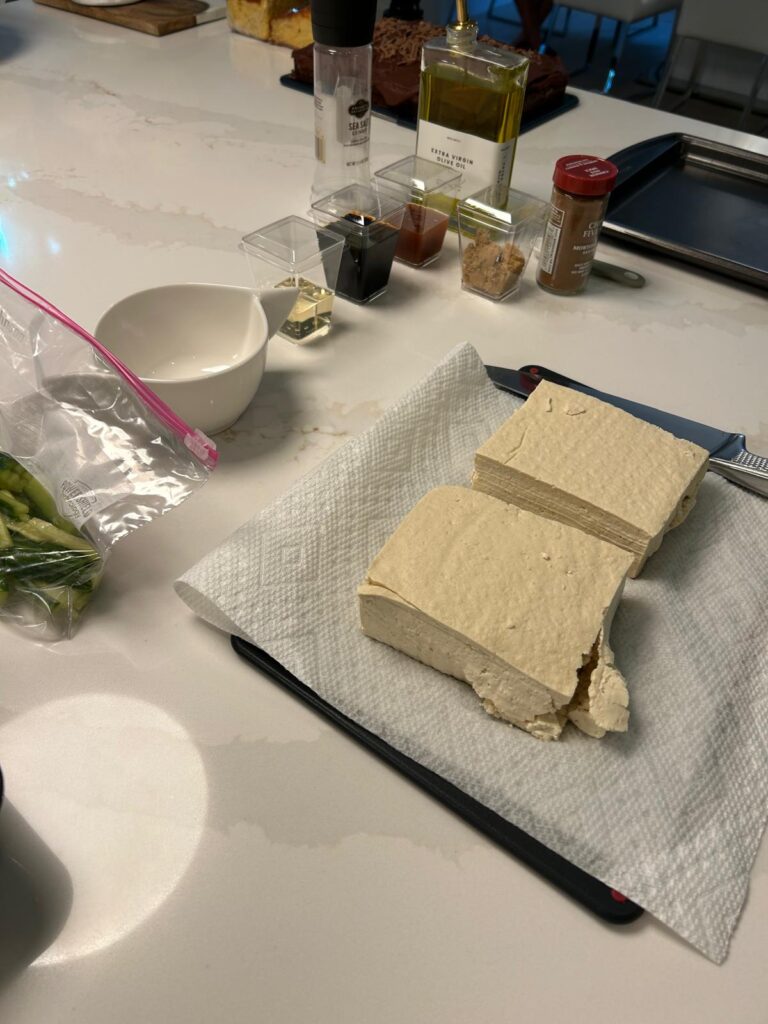 Simple sticky tofu bowl Recipe_ Add the Love by Julie Neville