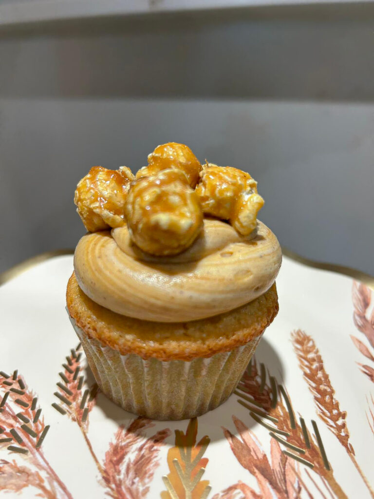 Caramel Corn Cupcakes