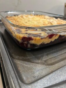 Cheats blueberry pie