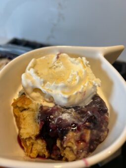 Cheats blueberry pie