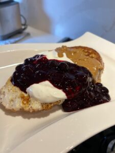 Fluffy Cinnamon French Toast with a Protein