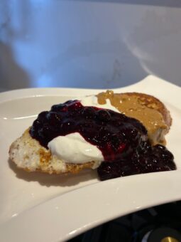 Fluffy Cinnamon French Toast with a Protein