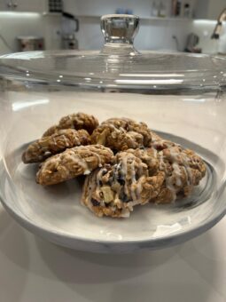 Apple Cranberry Oatmeal Cookies