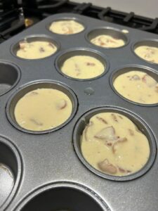 Bacon Parmesan popovers