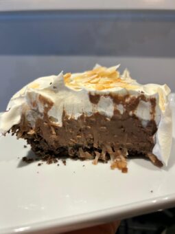 Chocolate Coconut cream pie