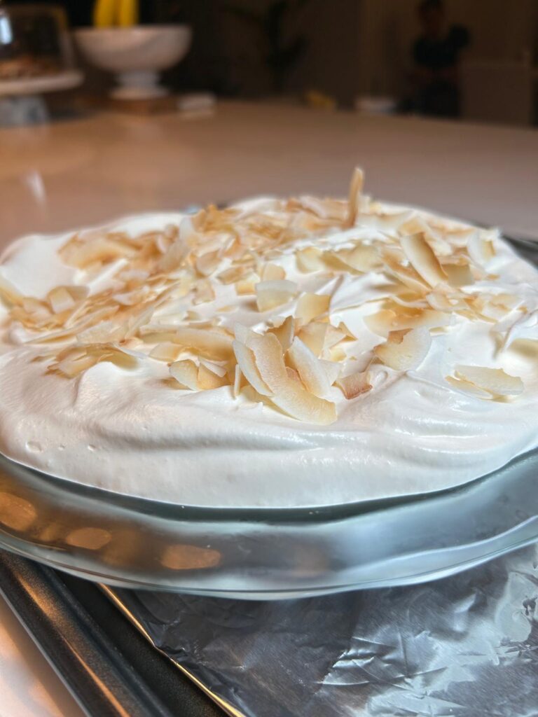 Chocolate Coconut cream pie