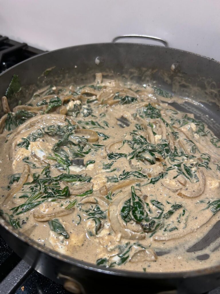 Everything Bagel Creamy Chicken Skillet