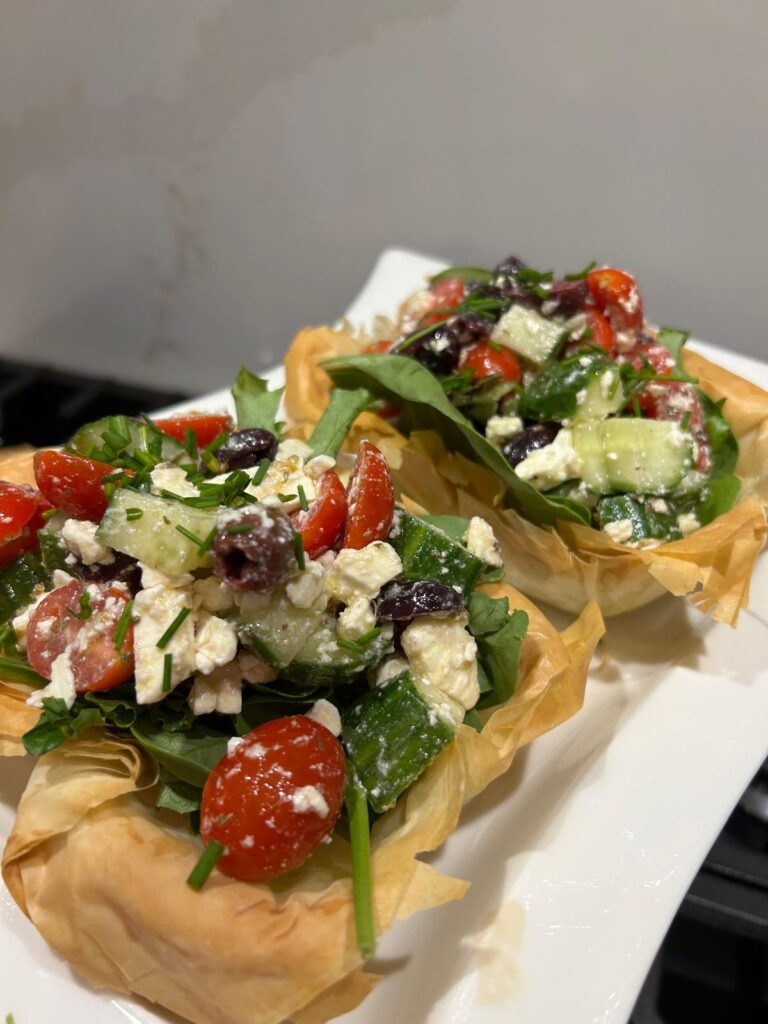 Greek phyllo cups